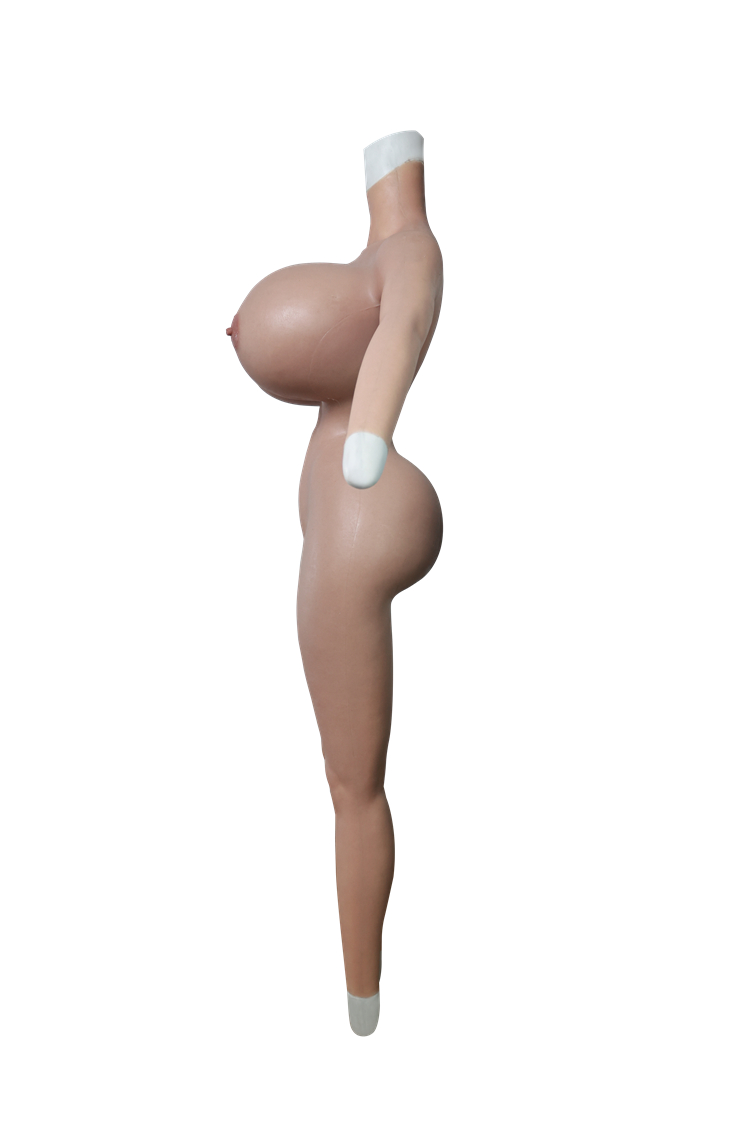 「新品登場-豊乳肥臀」Xカップ爆乳＆欧米人の3Dお尻フェチ向けの女装ボディースキン　S字曲線　高弾性綿/シリコン充填の乳房　お尻にアナルホール付き　ペニス隠し　挿入不可/可能　超色っぽい漫画ボディを作るフィメールボディスーツ　お尻の部分は多くのお肉が付いている最新全身スーツ　男の娘、CDCOSER、TSの方に強くお勧め　全国送料無料!!-23