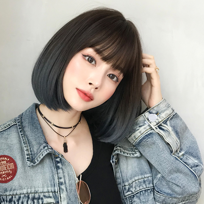 可愛い姫様ウィッグ ヘアボブスタイル グラデーションウィッグ 3色あり 長さ30cm 人工頭皮 耐熱 ネット付き 通気性が抜群 違和感がないウィッグ 男の娘 女装体験用カツラ お勧め-3 可愛い姫様ウィッグ ヘアボブスタイル グラデーションウィッグ 3色あり 長さ30cm 人工頭皮 耐熱 ネット付き 通気性が抜群 違和感がないウィッグ 男の娘 女装体験用カツラ お勧め-3