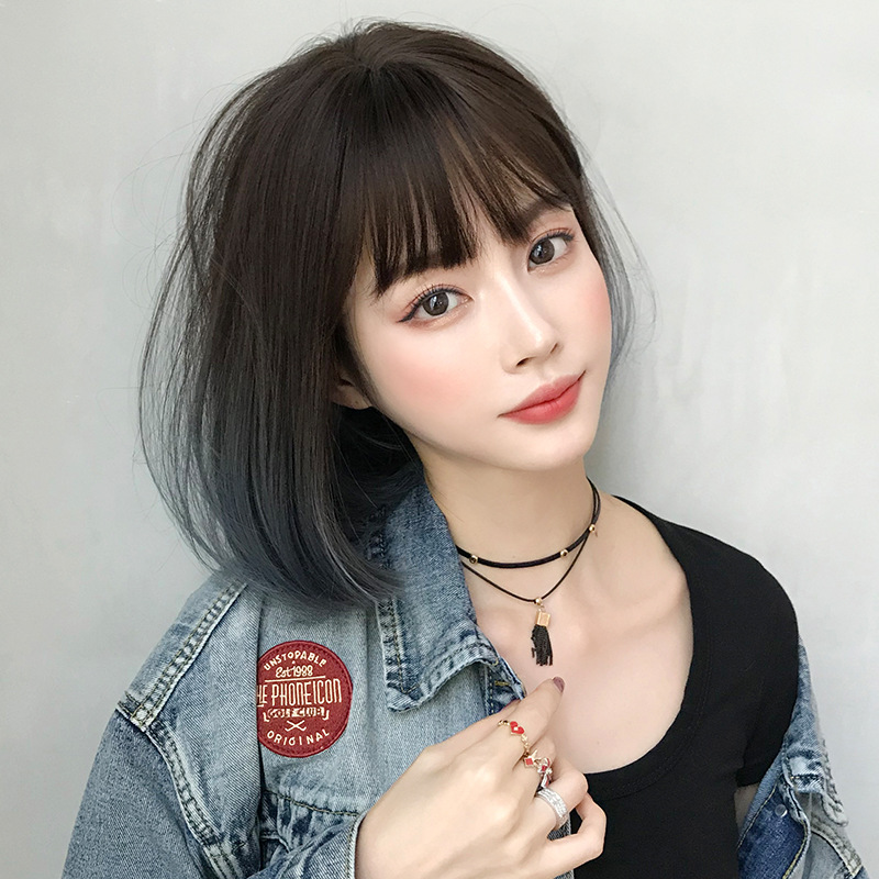 可愛い姫様ウィッグ ヘアボブスタイル グラデーションウィッグ 3色あり 長さ30cm 人工頭皮 耐熱 ネット付き 通気性が抜群 違和感がないウィッグ 男の娘 女装体験用カツラ お勧め-4 可愛い姫様ウィッグ ヘアボブスタイル グラデーションウィッグ 3色あり 長さ30cm 人工頭皮 耐熱 ネット付き 通気性が抜群 違和感がないウィッグ 男の娘 女装体験用カツラ お勧め-4