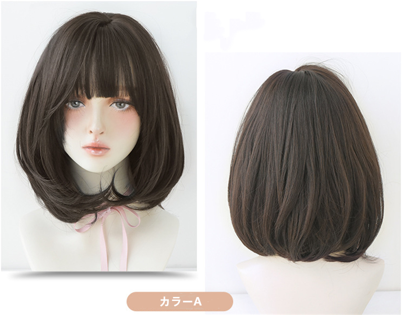 3色選択可能 お洒落 Bob Style 大人可愛いフルウィッグ 長さ40cm 人工頭皮 耐熱 ネット付き 通気性が抜群 違和感がないウィッグ 男の娘 女装体験用カツラ お勧め-5 3色選択可能 お洒落 Bob Style 大人可愛いフルウィッグ 長さ40cm 人工頭皮 耐熱 ネット付き 通気性が抜群 違和感がないウィッグ 男の娘 女装体験用カツラ お勧め-5