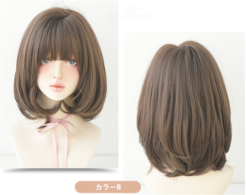 3色選択可能 お洒落 Bob Style 大人可愛いフルウィッグ 長さ40cm 人工頭皮 耐熱 ネット付き 通気性が抜群 違和感がないウィッグ 男の娘 女装体験用カツラ お勧め-6 3色選択可能 お洒落 Bob Style 大人可愛いフルウィッグ 長さ40cm 人工頭皮 耐熱 ネット付き 通気性が抜群 違和感がないウィッグ 男の娘 女装体験用カツラ お勧め-6