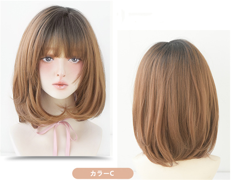 3色選択可能 お洒落 Bob Style 大人可愛いフルウィッグ 長さ40cm 人工頭皮 耐熱 ネット付き 通気性が抜群 違和感がないウィッグ 男の娘 女装体験用カツラ お勧め-7 3色選択可能 お洒落 Bob Style 大人可愛いフルウィッグ 長さ40cm 人工頭皮 耐熱 ネット付き 通気性が抜群 違和感がないウィッグ 男の娘 女装体験用カツラ お勧め-7