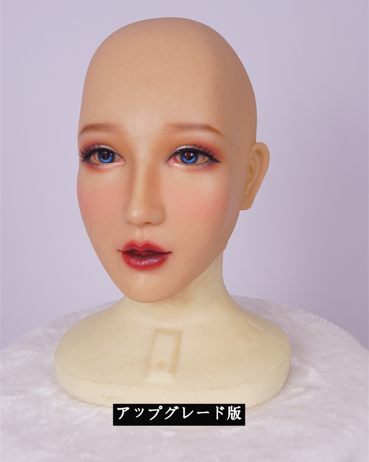正規品保証　超絶美顏‼鈴蘭Lillyちゃん（アップグレード版）M20フィメールマスク　メイク付き　眉毛の植毛選択可能　ハーフマスク選択可能　高級シリコン素材　半面/全頭マスク　超リアル肌触り　男の娘　マスクフェチ　女装用品　CDCOSER通販　女装子グッズ　全国送料無料-11