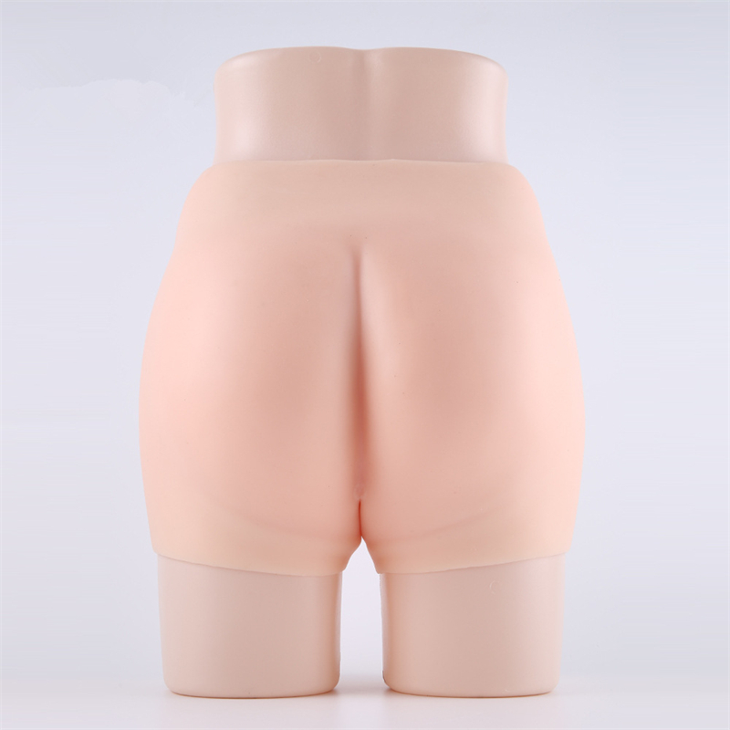 高品質　医療用シリコン製　女性器　偽膣＆導尿管付き　ヒップアップ+2cm　美尻用　大人気商品　シリコンパンツ　変装下着　綺麗なヒップライン-9