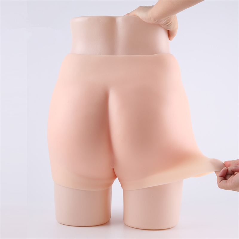 高品質　医療用シリコン製　女性器　偽膣＆導尿管付き　ヒップアップ+2cm　美尻用　大人気商品　シリコンパンツ　変装下着　綺麗なヒップライン-11