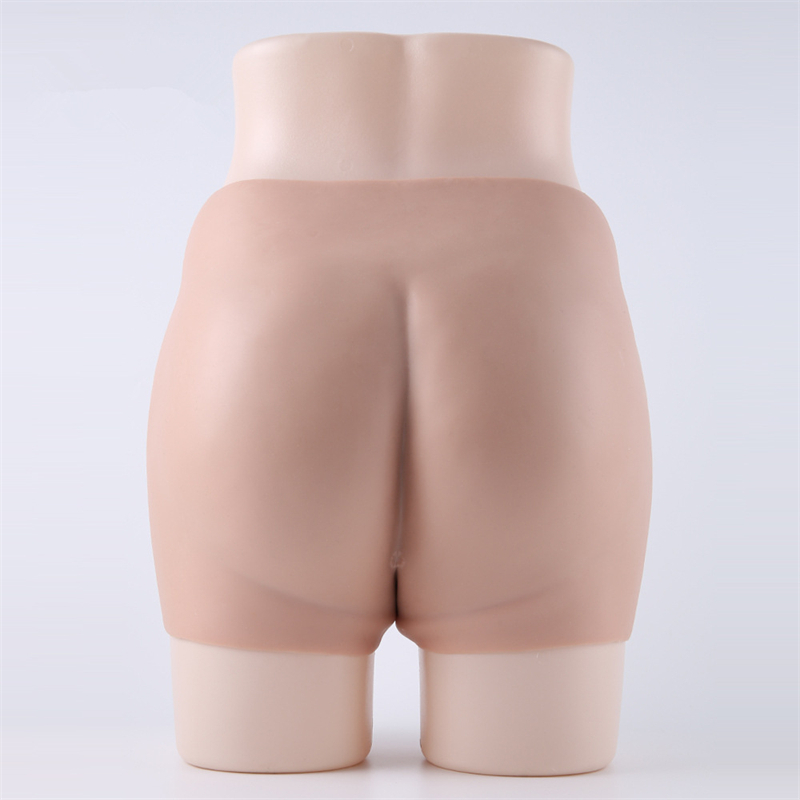 高品質　医療用シリコン製　女性器　偽膣＆導尿管付き　ヒップアップ+2cm　美尻用　大人気商品　シリコンパンツ　変装下着　綺麗なヒップライン-17