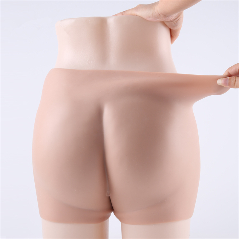 高品質　医療用シリコン製　女性器　偽膣＆導尿管付き　ヒップアップ+2cm　美尻用　大人気商品　シリコンパンツ　変装下着　綺麗なヒップライン-18