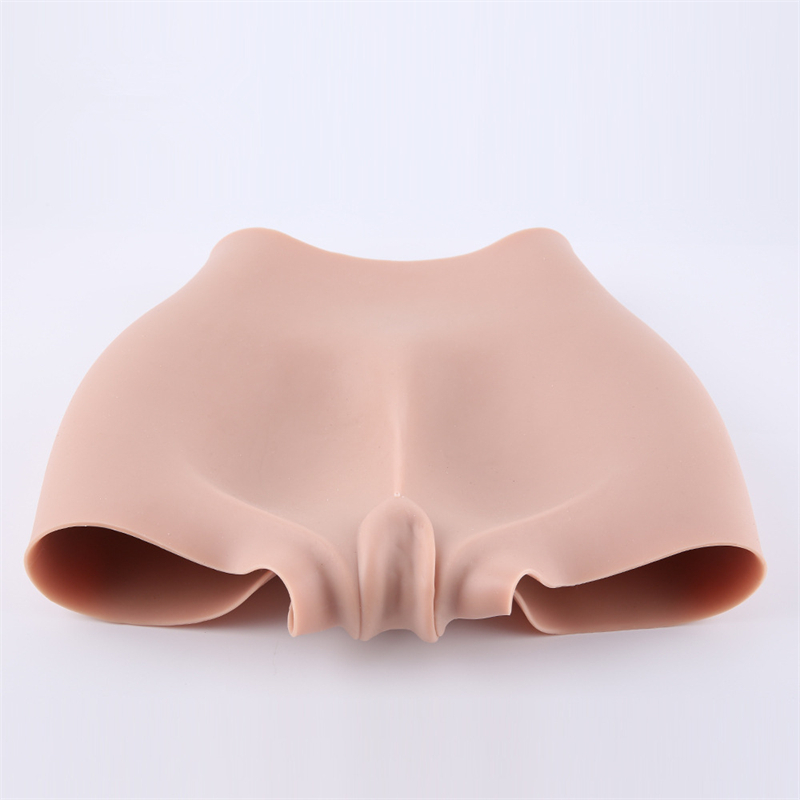 高品質　医療用シリコン製　女性器　偽膣＆導尿管付き　ヒップアップ+2cm　美尻用　大人気商品　シリコンパンツ　変装下着　綺麗なヒップライン-23