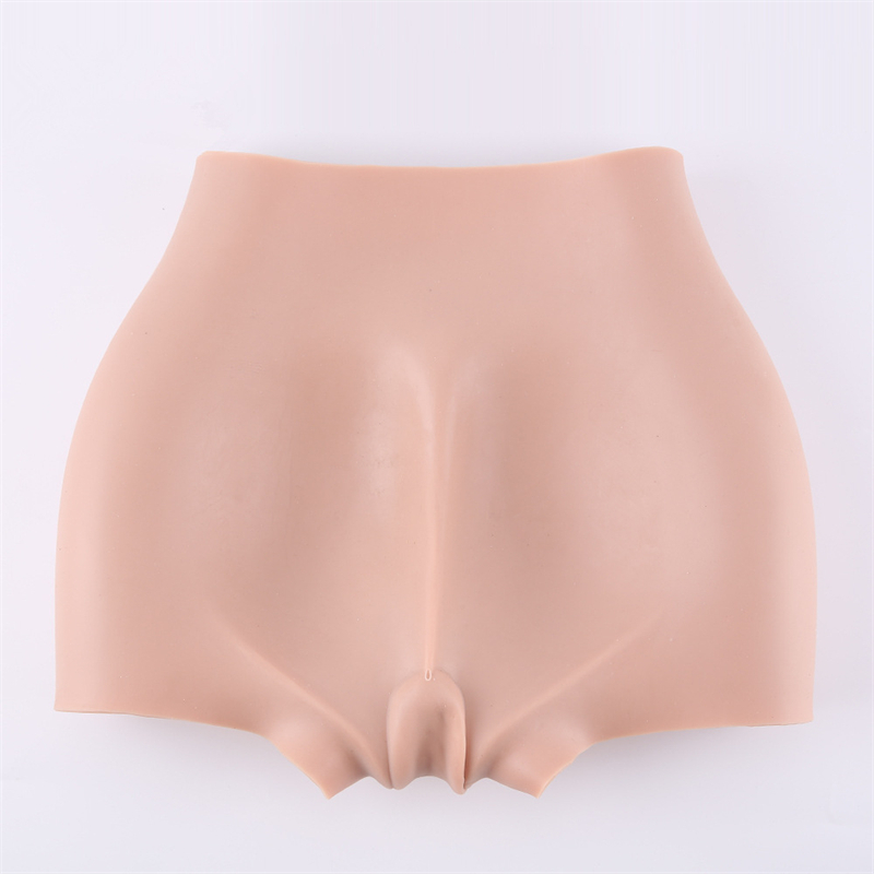 高品質　医療用シリコン製　女性器　偽膣＆導尿管付き　ヒップアップ+2cm　美尻用　大人気商品　シリコンパンツ　変装下着　綺麗なヒップライン-24