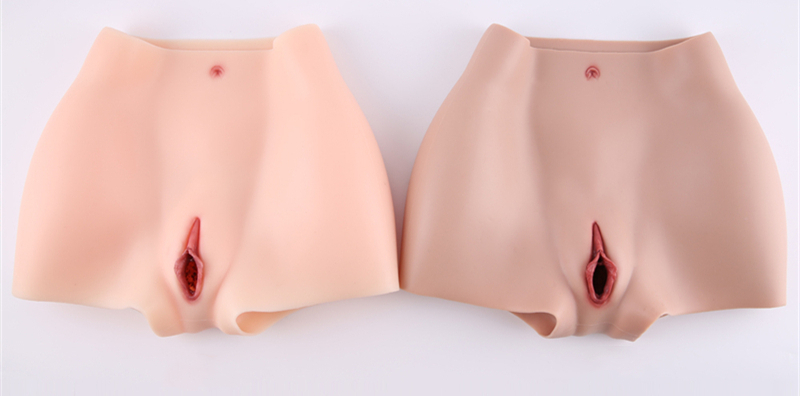 高品質　医療用シリコン製　女性器　偽膣＆導尿管付き　ヒップアップ+2cm　美尻用　大人気商品　シリコンパンツ　変装下着　綺麗なヒップライン-27