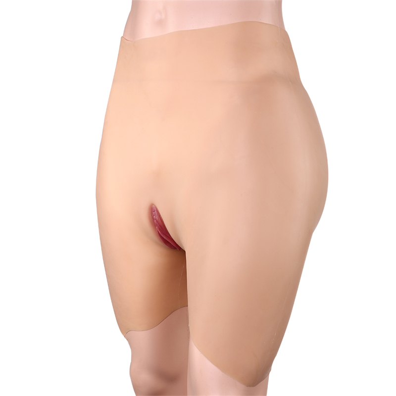 三分丈　シリコンショートパンツ　ヒップアップ効果が抜群　着心地良い　女性器有り（挿入不可）　豊尻豊股　女装したい方＆男の娘へ一番お勧め　性転換　変装必要品-3