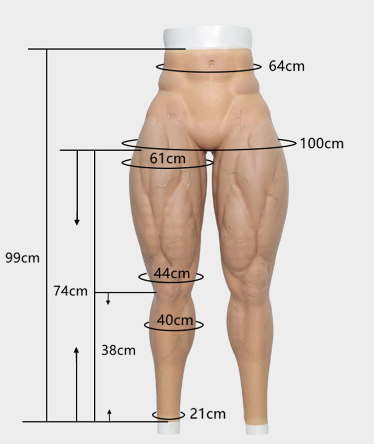 「最強の男」に変身！！マッスルスーツ＆筋肉ロングパンツ　アップグレード版　柔らかいシリコン制　袖付き偽腹筋　偽筋肉　マッチョに変身　筋肉マン　仮装　ハロウィン・コスプレ道具-15