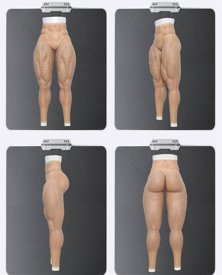 「最強の男」に変身！！マッスルスーツ＆筋肉ロングパンツ　アップグレード版　柔らかいシリコン制　袖付き偽腹筋　偽筋肉　マッチョに変身　筋肉マン　仮装　ハロウィン・コスプレ道具-16