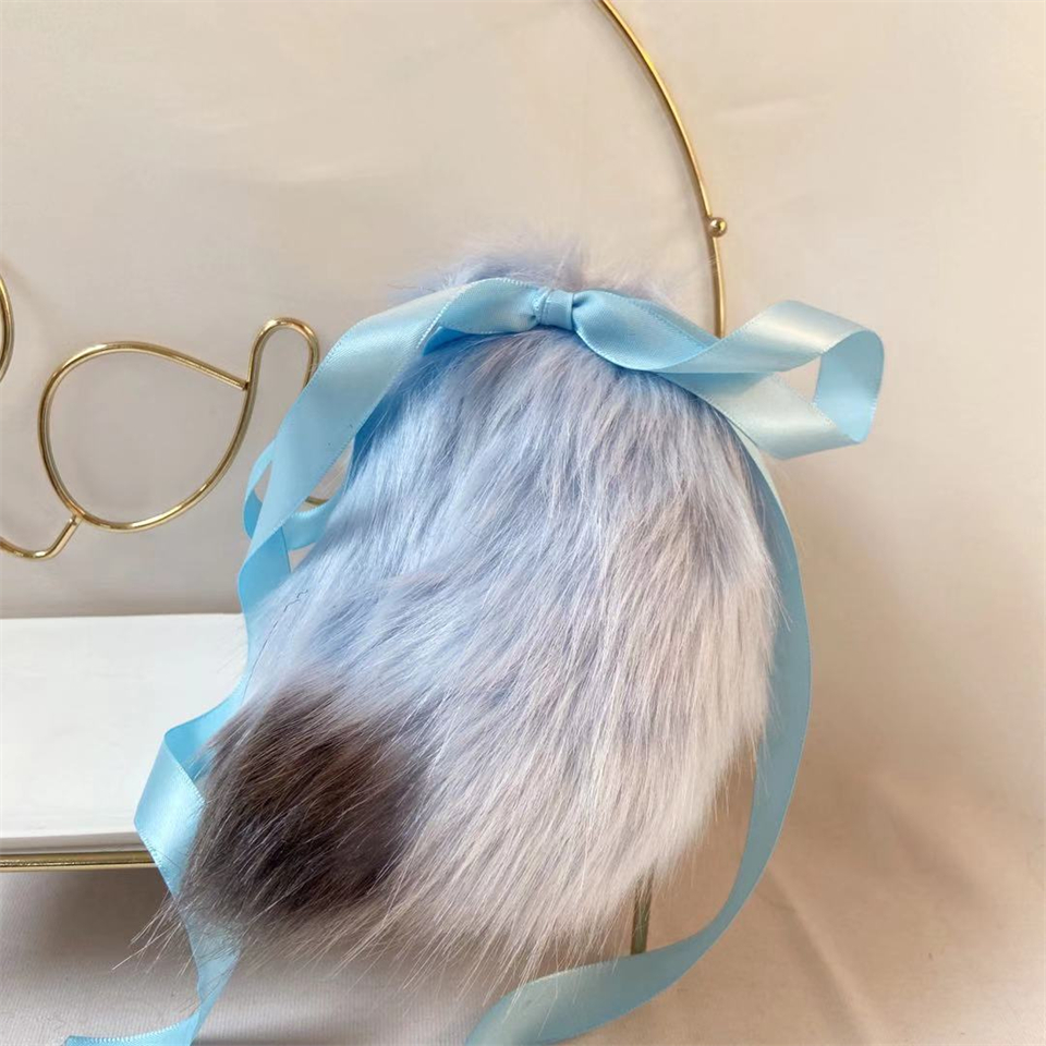 兎ウサギ　動物コスプレ　耳12cm/尻尾15cm　仮装　萌え　ふわふわ　アニマル変装　高品質　手作りイベント/ハロウイン/コスプレ小物-16