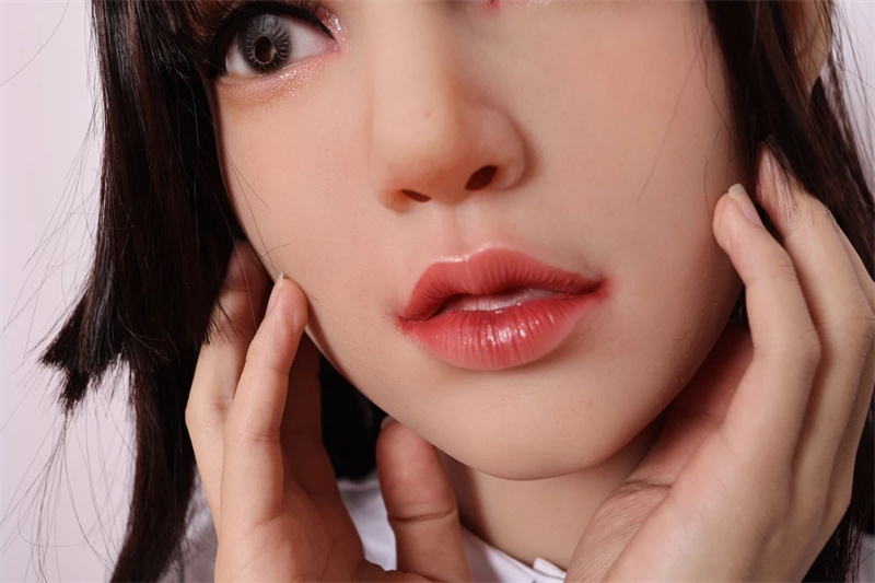 美人顔のLilyちゃん　新品フィメールマスク　全頭スタイル　後ろ紐付き　メイク付き　顔にピッタリ　ニューハーフ　女装　可愛い女性の顔　シリコン製フェイススキン-20