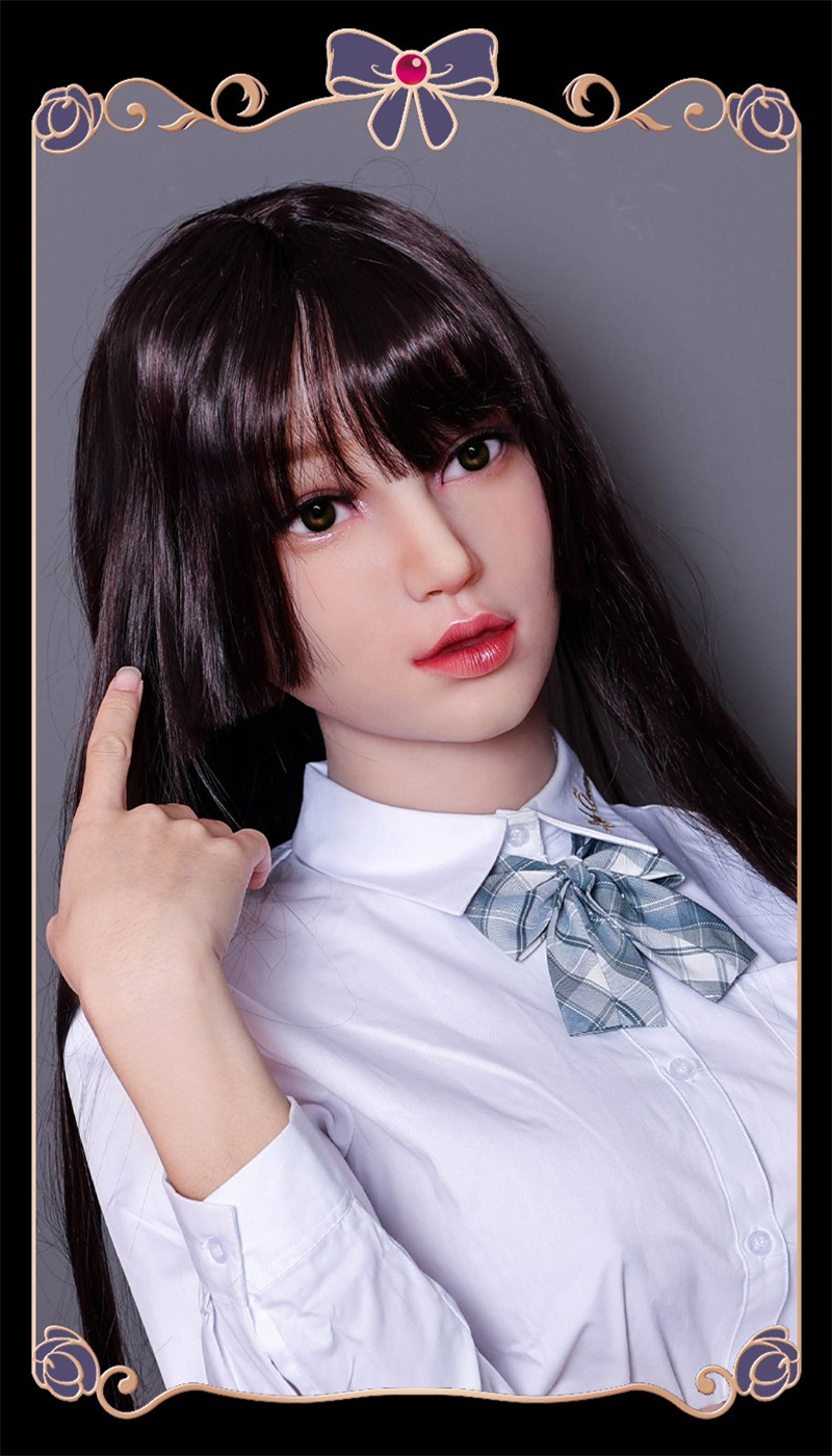 美人顔のLilyちゃん　新品フィメールマスク　全頭スタイル　後ろ紐付き　メイク付き　顔にピッタリ　ニューハーフ　女装　可愛い女性の顔　シリコン製フェイススキン-6