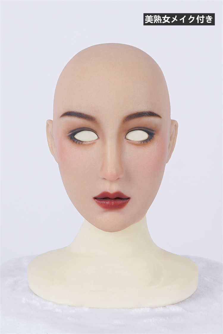 新登場！！可愛い美少女顔　琉璃・NinaちゃんM22　全頭フィメールマスク　顔メイク付き　眉毛の植毛選択可能　高級シリコン素材　超リアル肌触り　男の娘　マスクフェチ　女装変装用品　CDCOSER通販　女装子グッズ　全国送料無料　おまけの良質のウィッグあり-24