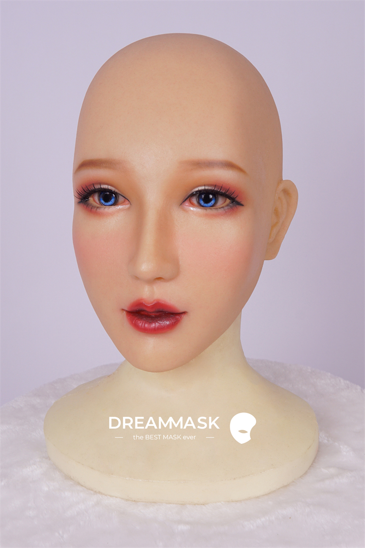 正規品保証　超絶美顏‼鈴蘭Lillyちゃん（アップグレード版）M20フィメールマスク　メイク付き　眉毛の植毛選択可能　ハーフマスク選択可能　高級シリコン素材　半面/全頭マスク　超リアル肌触り　男の娘　マスクフェチ　女装用品　CDCOSER通販　女装子グッズ　全国送料無料-15