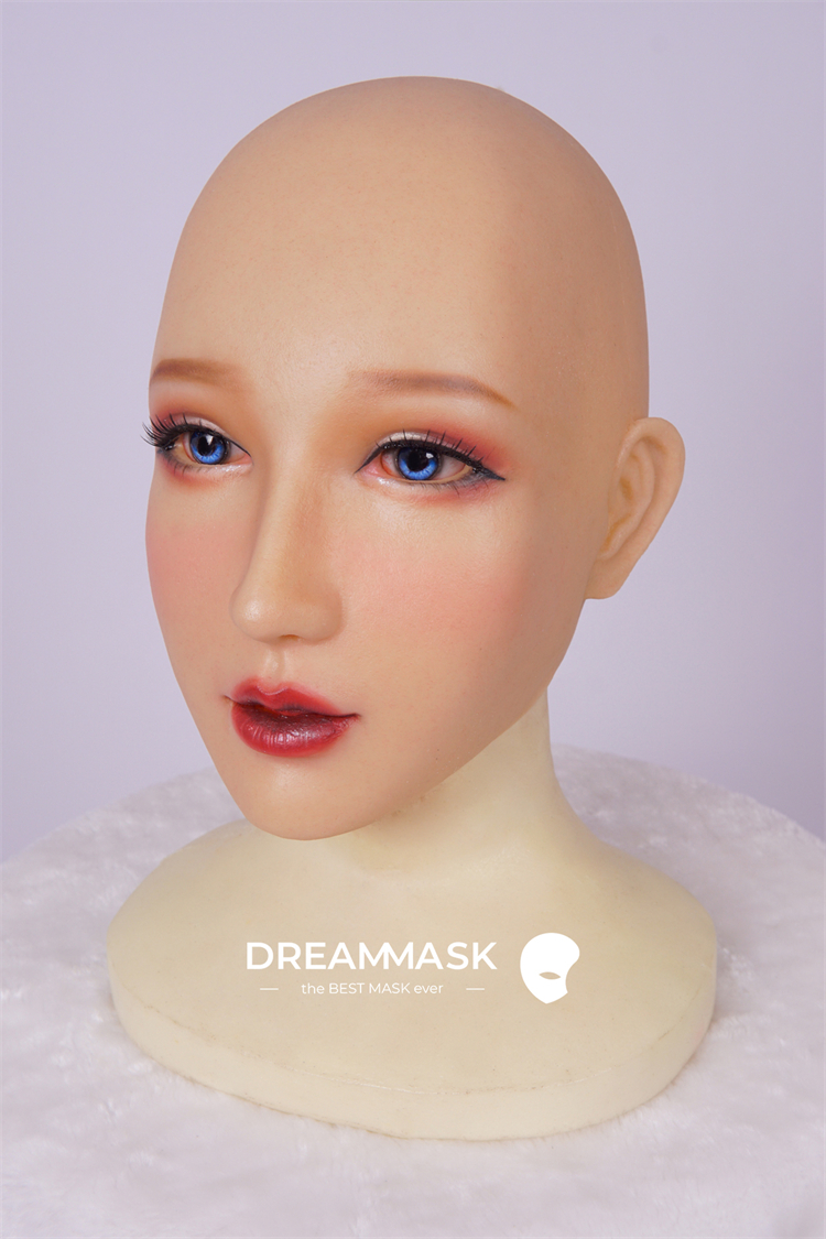 正規品保証　超絶美顏‼鈴蘭Lillyちゃん（アップグレード版）M20フィメールマスク　メイク付き　眉毛の植毛選択可能　ハーフマスク選択可能　高級シリコン素材　半面/全頭マスク　超リアル肌触り　男の娘　マスクフェチ　女装用品　CDCOSER通販　女装子グッズ　全国送料無料-16
