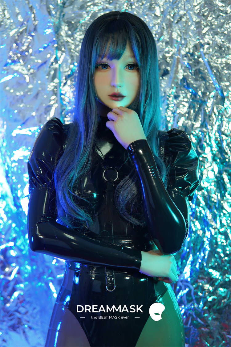 正規品保証　超絶美顏‼鈴蘭Lillyちゃん（アップグレード版）M20フィメールマスク　メイク付き　眉毛の植毛選択可能　ハーフマスク選択可能　高級シリコン素材　半面/全頭マスク　超リアル肌触り　男の娘　マスクフェチ　女装用品　CDCOSER通販　女装子グッズ　全国送料無料-3