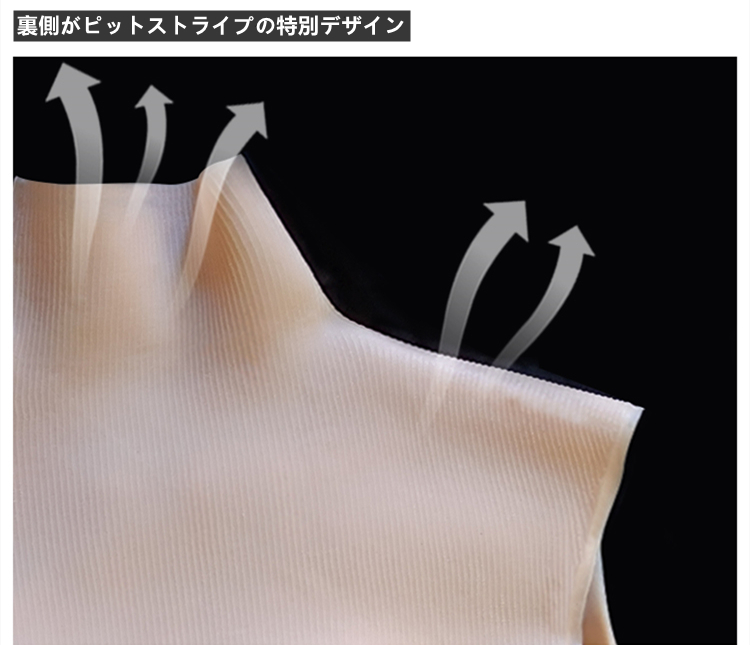 水滴形　Cカップシリコンバスト　裏側がピット縞模様　エッジが極薄のデザイン　高弾性綿／シリコン充填　超リアルおっぱい　収縮性良く　女装グッズ　クロスドレス　豊胸　男の娘　性転換大人気用品-6