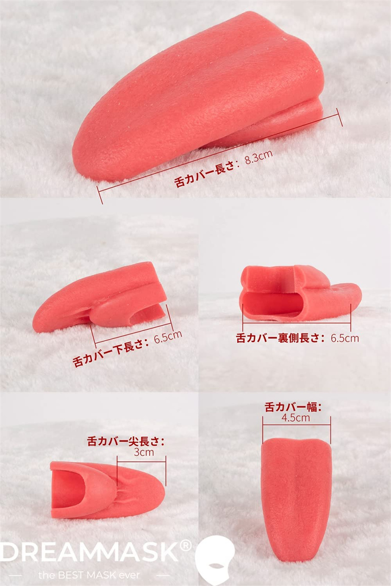 欲魅（ヨクミ）Ｍ23　魅惑の顔　ちゃんと口フェラできる高品質のフィメールマスク　欲求不満な顔　メイク付き　SM専用マスク　強制に口を開ける　取り外し可能の人間の舌付き　フェイススキン　医療用シリコン材質　ファスナー付き/後ろ紐付き　cdcoser通販　正規品保証　全国送料無料-12