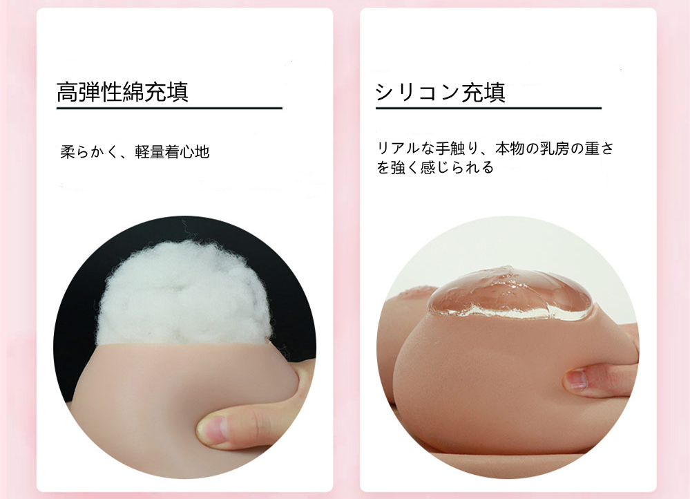 Dカップ胸相当　水着タイプの女体化スーツ　袖なし　女装外出　シリコンボディスーツ　お勧め女装用品　cdcoser通販　全国送料無料-6