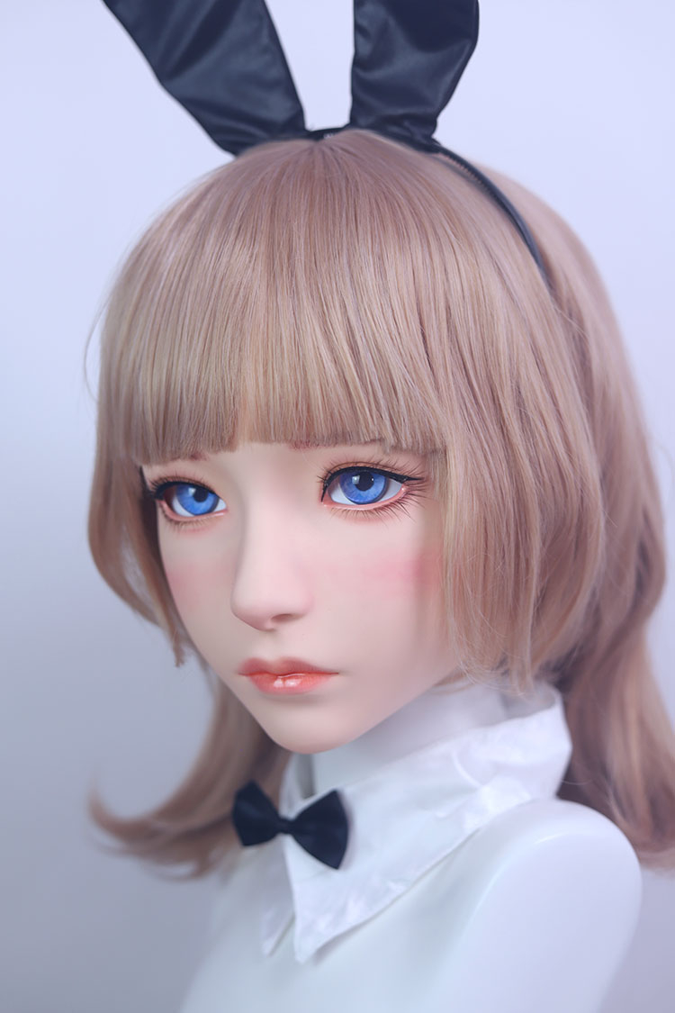 大人気Kigurumi Mask　月神-GTF Luna　着ぐるみフルヘッドマスク＆専用ウィッグセット　超可愛い顔　サイズオーダーメイド　河妖工房製品　正規品保証　全国送料無料-5
