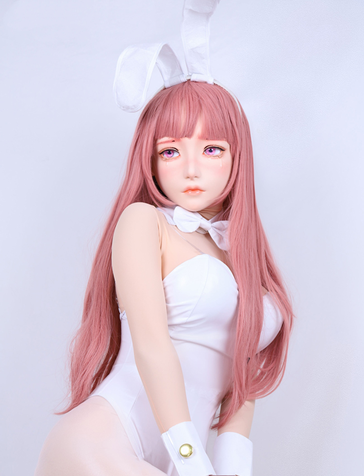 大人気Kigurumi Mask　月神-DE　着ぐるみフルヘッドマスク＆専用ウィッグセット　超可愛い顔　サイズオーダーメイド　河妖工房製品　正規品保証　全国送料無料-6