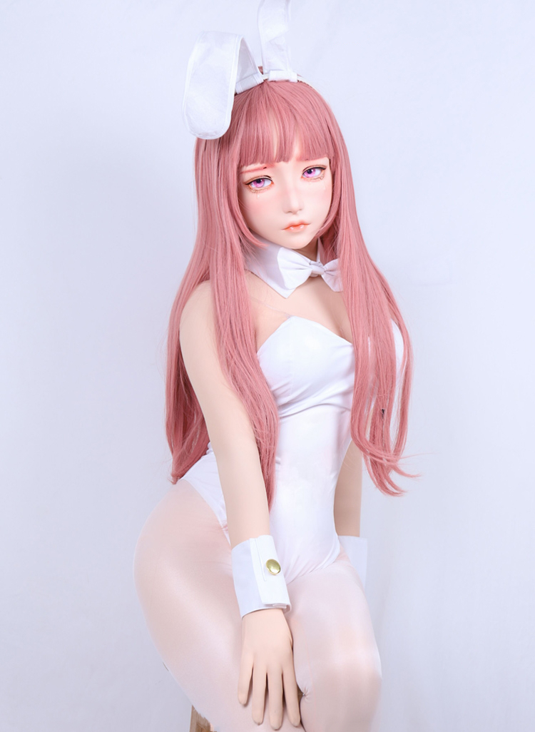 大人気Kigurumi Mask　月神-DE　着ぐるみフルヘッドマスク＆専用ウィッグセット　超可愛い顔　サイズオーダーメイド　河妖工房製品　正規品保証　全国送料無料-9