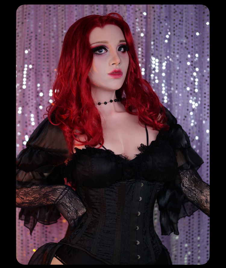 「七つの大罪」“Devil Luxuria”愛と欲望の化身　高品質シリコンフィメールマスク　セクシー I Cupおっぱい一体型　高弾性綿＆シリコン充填胸　メイク付き　超リアル　正規品保証　CDCOSER通販　全国送料無料-11