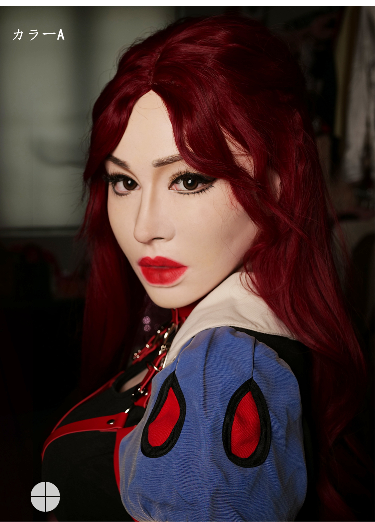 新品登場“Molly S”欧米美人　高品質シリコンフィメールマスク　超リアル　メイク付き　眉毛植毛　正規品保証　CDCOSER通販　全国送料無料-11
