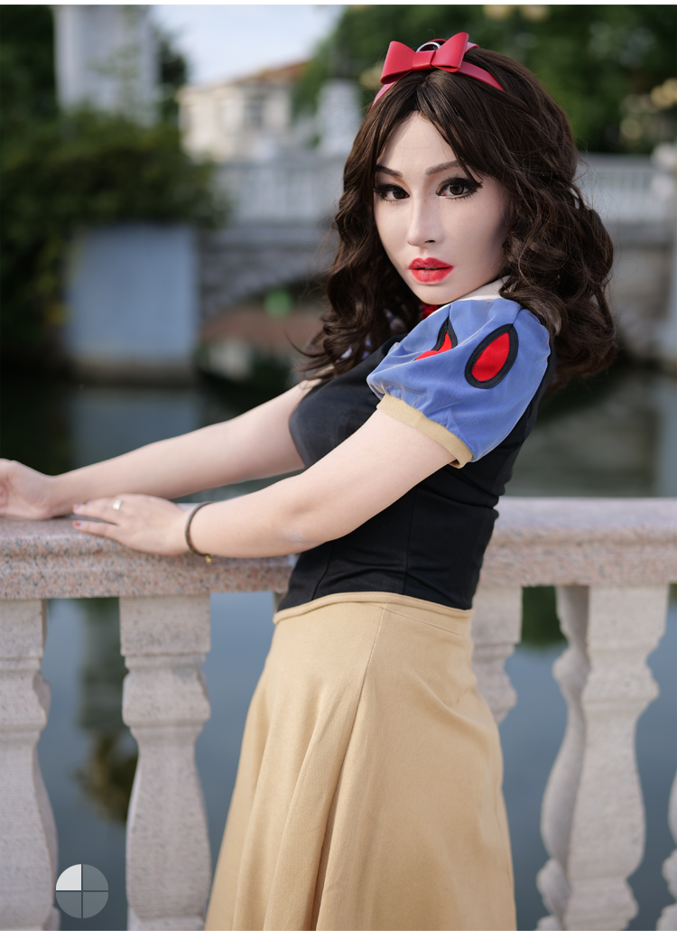 新品登場“Molly S”欧米美人　高品質シリコンフィメールマスク　超リアル　メイク付き　眉毛植毛　正規品保証　CDCOSER通販　全国送料無料-14
