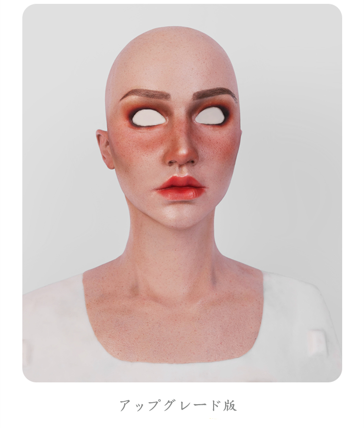 新品登場“Molly S”欧米美人　高品質シリコンフィメールマスク　超リアル　メイク付き　眉毛植毛　正規品保証　CDCOSER通販　全国送料無料-25