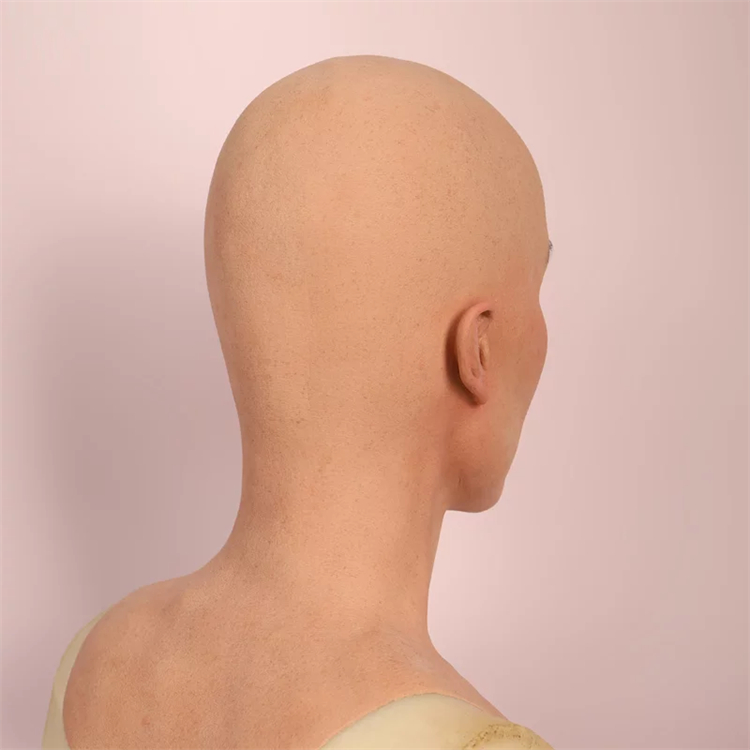 新品登場“Molly”茉莉　欧米美人　高品質シリコンフィメールマスク　超リアル　素顔／メイク付き　眉毛植毛　首無し／あり　正規品保証　CDCOSER通販　全国送料無料-8