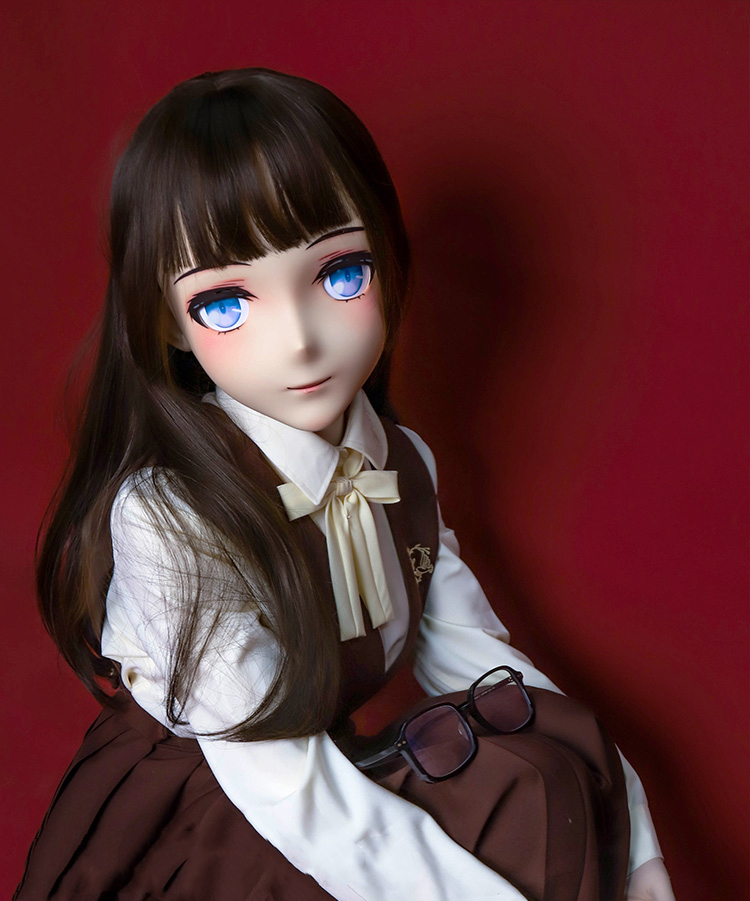 超可愛い顔!!　Type G CoCo 　着ぐるみマスク＆専用ウィッグセット　Rubberback　サイズオーダーメイド　正規品保証　大人気Kigurumi Mask　河妖工房製品　全国送料無料-1
