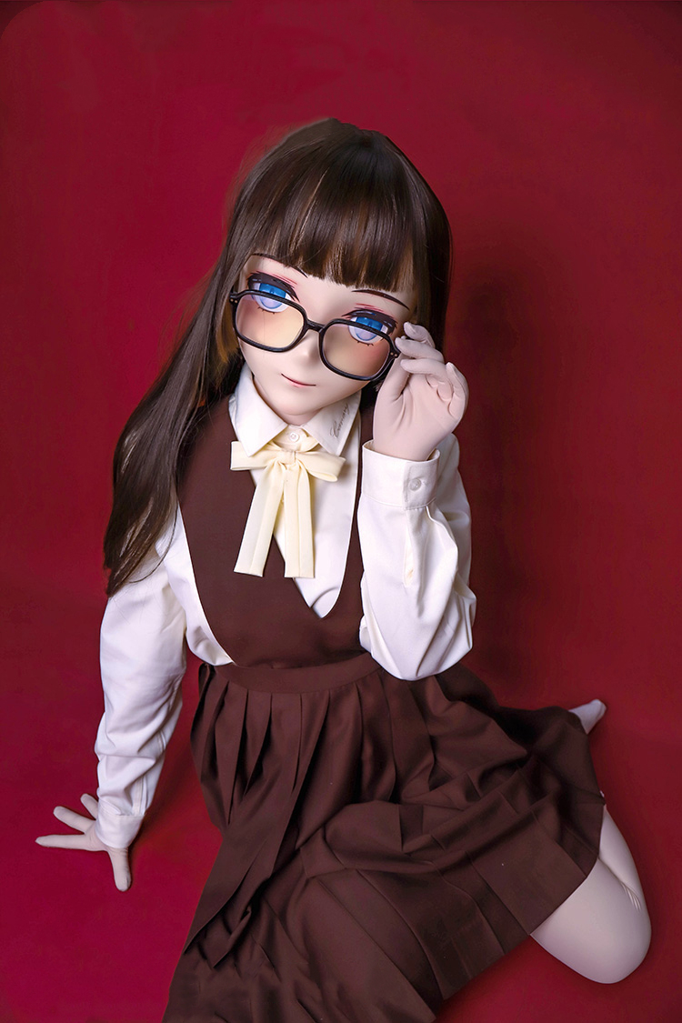 超可愛い顔!!　Type G CoCo 　着ぐるみマスク＆専用ウィッグセット　Rubberback　サイズオーダーメイド　正規品保証　大人気Kigurumi Mask　河妖工房製品　全国送料無料-2