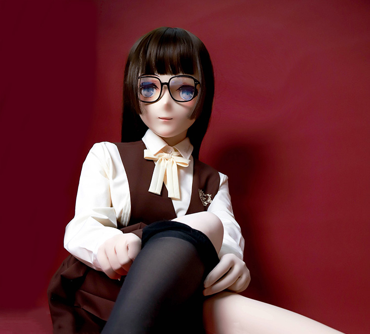 超可愛い顔!!　Type G CoCo 　着ぐるみマスク＆専用ウィッグセット　Rubberback　サイズオーダーメイド　正規品保証　大人気Kigurumi Mask　河妖工房製品　全国送料無料-4