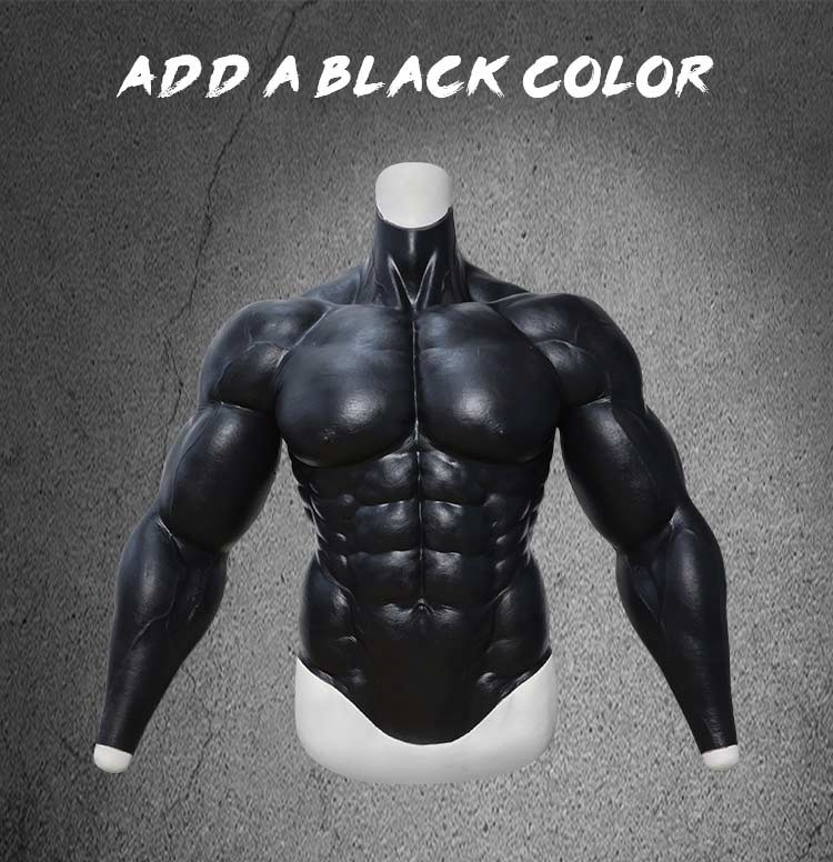 「最強の男」に変身！！マッスルスーツ＆筋肉ロングパンツ　アップグレード版　柔らかいシリコン制　袖付き偽腹筋　偽筋肉　マッチョに変身　筋肉マン　仮装　ハロウィン・コスプレ道具-17