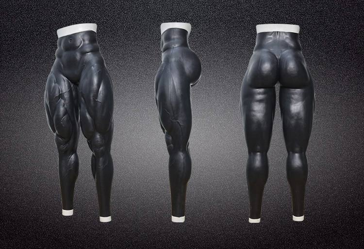 「最強の男」に変身！！マッスルスーツ＆筋肉ロングパンツ　アップグレード版　柔らかいシリコン制　袖付き偽腹筋　偽筋肉　マッチョに変身　筋肉マン　仮装　ハロウィン・コスプレ道具-20