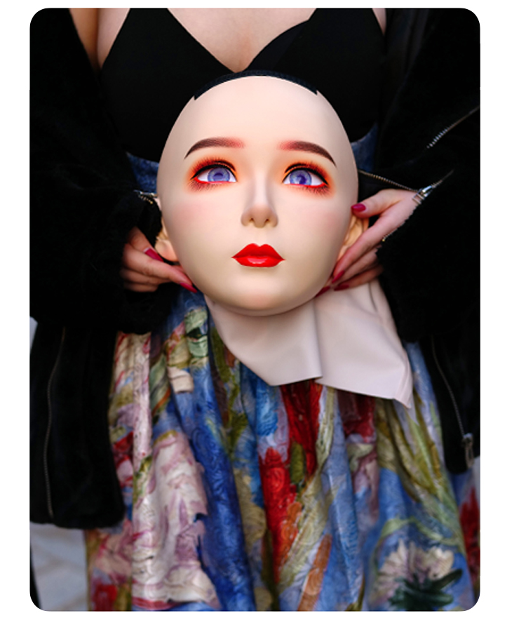 高品質フィメールドールマスク“Furgie”　肌色ラテックス　メイク付き　Female Doll Mask　正規品保証　CDCOSER通販　全国送料無料-5