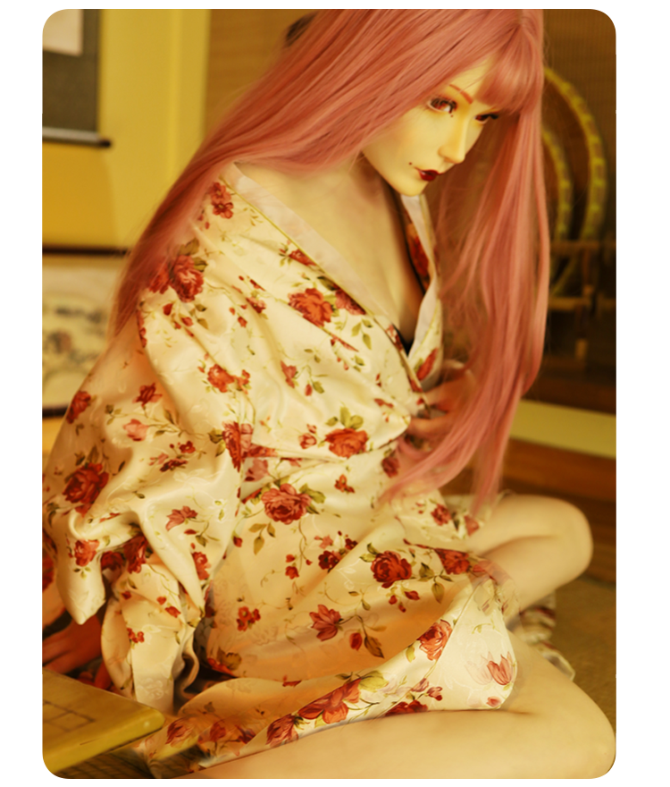 高品質“Furgie”花魁体験　メイク付き　フィメールドールマスク　半面／フルヘッドマスク　後頭部ラテックス　Female Doll Mask　正規品保証　CDCOSER通販　全国送料無料-11