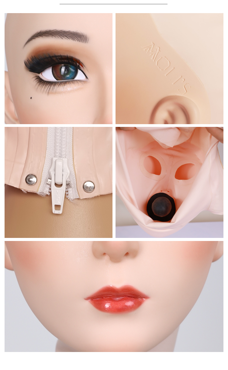 高品質フィメールドールマスク“Tammie”　後頭部ラテックス　メイク付き　フルヘッドマスク　Female Doll Mask　アニメマスク　正規品保証　CDCOSER通販　全国送料無料-7