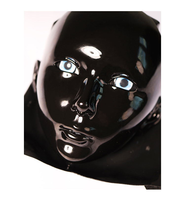 高品質フィメールドールマスク　黒化“Furgie”　後頭部ラテックス　フルヘッドマスク　Female Doll Mask　アニメマスク　正規品保証　CDCOSER通販　全国送料無料-2