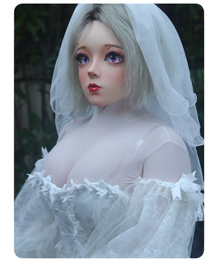 高品質フィメールドールマスク　MR5“姫菲”　アニメマスク　メイク付き　半面／フルヘッドマスク　後頭部ラテックス　Female Doll Mask　正規品保証　CDCOSER通販　全国送料無料-9