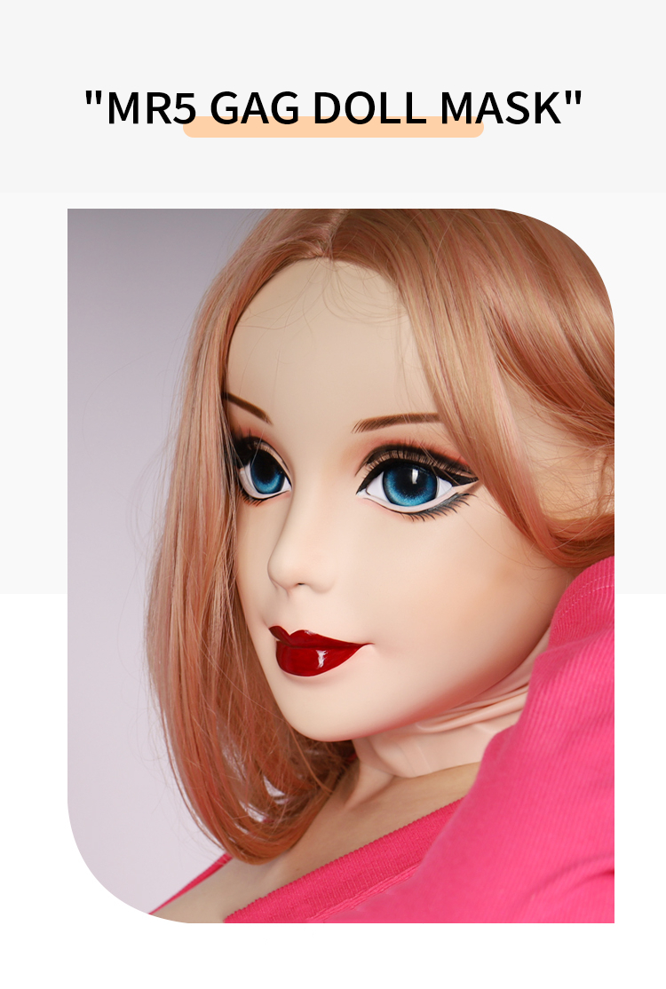 高品質フィメールドールマスク“Barbie”　アニメマスク　メイク付き　半面／フルヘッドマスク　後頭部ラテックス　Female Doll Mask　正規品保証　CDCOSER通販　全国送料無料-1