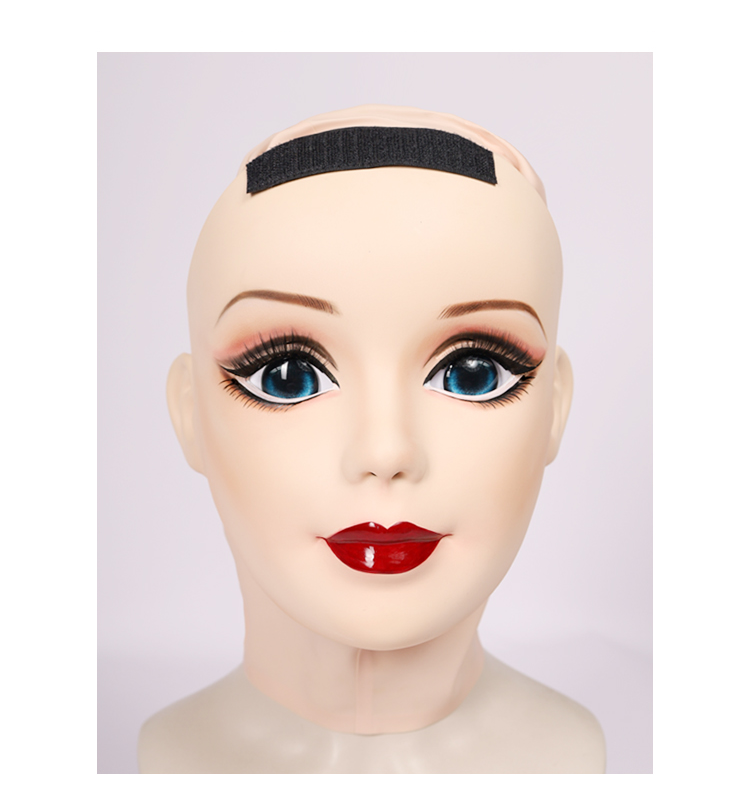 高品質フィメールドールマスク“Barbie”　アニメマスク　メイク付き　半面／フルヘッドマスク　後頭部ラテックス　Female Doll Mask　正規品保証　CDCOSER通販　全国送料無料-2