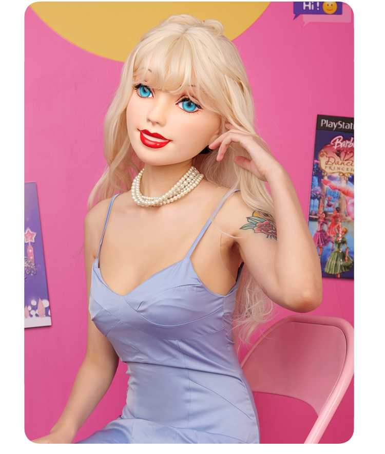 高品質フィメールドールマスク“Queena”　アニメマスク　メイク付き　半面／フルヘッドマスク　後頭部ラテックス　Female Doll Mask　正規品保証　CDCOSER通販　全国送料無料-12