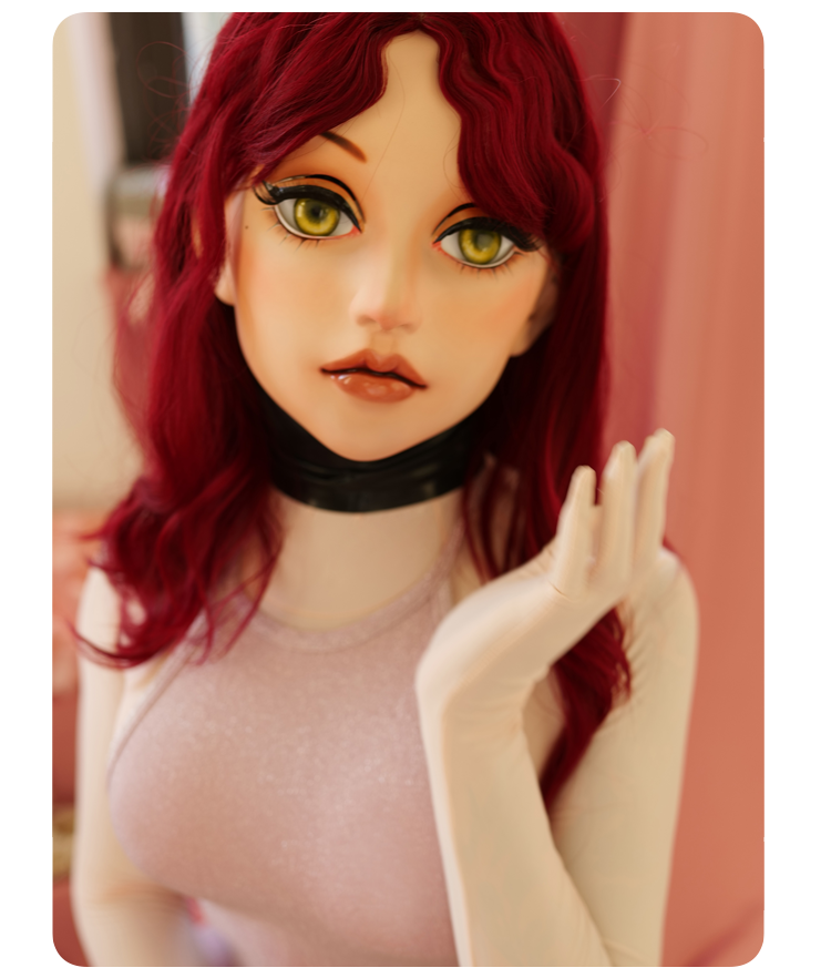 高品質フィメールドールマスク“Parker”　アニメマスク　メイク付き　フルヘッドマスク　後頭部ラテックス　Female Doll Mask　正規品保証　CDCOSER通販　全国送料無料-9