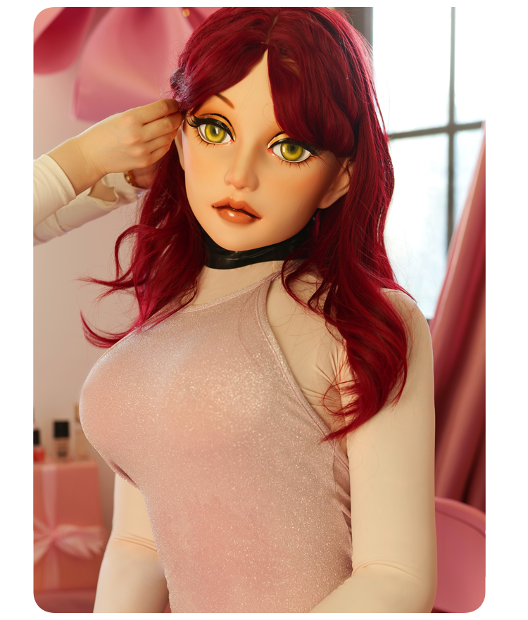 高品質フィメールドールマスク“Parker”　アニメマスク　メイク付き　フルヘッドマスク　後頭部ラテックス　Female Doll Mask　正規品保証　CDCOSER通販　全国送料無料-10